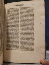 Load image into Gallery viewer, Opera. Prima, Secunda, Tercia Pars, and Inventarium, 1494. Complete works of Jean Gerson, with One Beautiful Ink Initial