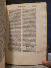 Load image into Gallery viewer, Opera. Prima, Secunda, Tercia Pars, and Inventarium, 1494. Complete works of Jean Gerson, with One Beautiful Ink Initial