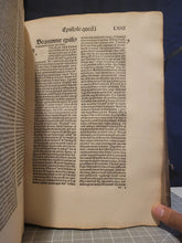 Load image into Gallery viewer, Opera. Prima, Secunda, Tercia Pars, and Inventarium, 1494. Complete works of Jean Gerson, with One Beautiful Ink Initial