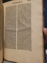 Load image into Gallery viewer, Opera. Prima, Secunda, Tercia Pars, and Inventarium, 1494. Complete works of Jean Gerson, with One Beautiful Ink Initial