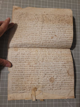 Load image into Gallery viewer, Medieval Charter. Manuscript on Parchment, 1285. Sale of Land by Juliette de Bapalme and Brother Jehan