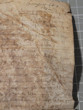 Load image into Gallery viewer, Medieval Charter. Manuscript on Parchment, 1292. Marc de Biaco and Jeannette his wife rent a Piece of Land