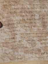Load image into Gallery viewer, Medieval Charter. Manuscript on Parchment, 1292. Marc de Biaco and Jeannette his wife rent a Piece of Land