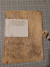 Load image into Gallery viewer, Medieval Charter. Manuscript on Parchment, 1292. Marc de Biaco and Jeannette his wife rent a Piece of Land