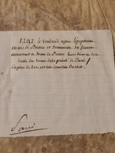 Load image into Gallery viewer, Medieval Charter. Manuscript on Parchment, 1292. Marc de Biaco and Jeannette his wife rent a Piece of Land
