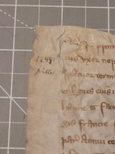 Load image into Gallery viewer, ***RESERVED*** Medieval Charter. Manuscript on Parchment, July 1288. Sale to the Abbey of Saint-Antoine