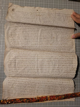 Load image into Gallery viewer, Medieval Charter. Manuscript on Parchment, 1303. The Receipt of an Annuity of 40 Livre Parisis