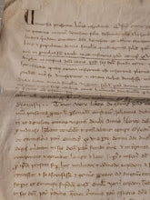 Load image into Gallery viewer, Medieval Charter. Manuscript on Parchment, 1303. The Receipt of an Annuity of 40 Livre Parisis