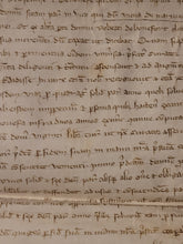 Load image into Gallery viewer, Medieval Charter. Manuscript on Parchment, 1303. The Receipt of an Annuity of 40 Livre Parisis