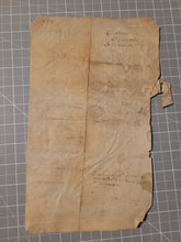 Load image into Gallery viewer, Medieval Charter of the 100 Years War. Manuscript on Parchment, 1360. Rent due to the Fabrique de Saint-Jacques-la-Boucherie