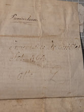 Load image into Gallery viewer, Medieval Charter Dating from the 100 Years War. Manuscript on Parchment, 1396. Detailed Initial and Signum