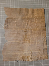 Load image into Gallery viewer, Medieval Charter Dating from the 100 Years War. Manuscript on Parchment, 1417. With a Signum and Stitched Repair at the end. Included with 17th and 18th Century Copies of the Original Charter