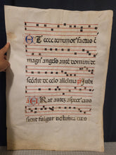 Load image into Gallery viewer, The Resurrection. Massive Historiated Initial of the Letter D, Early 16th Century, Italy. Leaf From a Manuscript Antiphonary