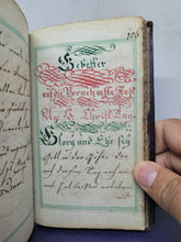 Load image into Gallery viewer, Morgen-Gebeth. German Manuscript Book of Prayer, Circa 1800. Enhanced with Colorful Headers and Full-Page Illustrations