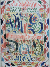 Load image into Gallery viewer, Gebetbuch. Germany Manuscript Book of prayer, 1828. Richly Enhanced with 52 Beautifully Hand Colored Initials and Two Calligraphic Designs