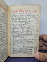 Load image into Gallery viewer, Morgen Gebether. German Manuscript Book of Prayer, 1782. Tremendous and Well Detailed Initials of Varying Hues