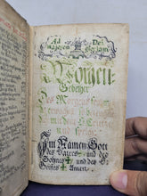 Load image into Gallery viewer, Morgen Gebether. German Manuscript Book of Prayer, 1782. Tremendous and Well Detailed Initials of Varying Hues
