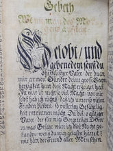 Load image into Gallery viewer, Morgen Gebether. German Manuscript Book of Prayer, 1782. Tremendous and Well Detailed Initials of Varying Hues