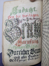 Load image into Gallery viewer, Morgen Gebether. German Manuscript Book of Prayer, 1782. Tremendous and Well Detailed Initials of Varying Hues