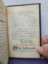 Load image into Gallery viewer, Morgen Gebether. German Manuscript Book of Prayer, 1782. Tremendous and Well Detailed Initials of Varying Hues