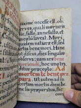 Load image into Gallery viewer, Calendarium Exhibens Methodum practicam Bene Moriendi, Circa 1685-1700. Latin Manuscript Calendar of Saints and the Art of Dying Well, with Prayers and Invocations for the Year. Manuscript Edition of the 17th Century Printed Work