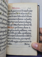 Load image into Gallery viewer, Calendarium Exhibens Methodum practicam Bene Moriendi, Circa 1685-1700. Latin Manuscript Calendar of Saints and the Art of Dying Well, with Prayers and Invocations for the Year. Manuscript Edition of the 17th Century Printed Work