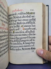 Load image into Gallery viewer, Calendarium Exhibens Methodum practicam Bene Moriendi, Circa 1685-1700. Latin Manuscript Calendar of Saints and the Art of Dying Well, with Prayers and Invocations for the Year. Manuscript Edition of the 17th Century Printed Work