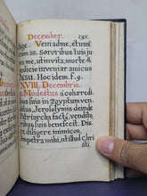 Load image into Gallery viewer, Calendarium Exhibens Methodum practicam Bene Moriendi, Circa 1685-1700. Latin Manuscript Calendar of Saints and the Art of Dying Well, with Prayers and Invocations for the Year. Manuscript Edition of the 17th Century Printed Work