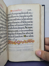 Load image into Gallery viewer, Calendarium Exhibens Methodum practicam Bene Moriendi, Circa 1685-1700. Latin Manuscript Calendar of Saints and the Art of Dying Well, with Prayers and Invocations for the Year. Manuscript Edition of the 17th Century Printed Work