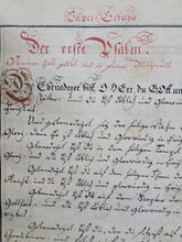 Load image into Gallery viewer, Morgens-Gebether. German Manuscript Book of Prayer, Circa 1750. Beautiful Calligraphy and Detailed Initials