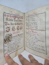 Load image into Gallery viewer, Morgens-Gebether. German Manuscript Book of Prayer, Circa 1750. Beautiful Calligraphy and Detailed Initials