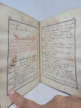 Load image into Gallery viewer, Morgens-Gebether. German Manuscript Book of Prayer, Circa 1750. Beautiful Calligraphy and Detailed Initials