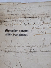 Load image into Gallery viewer, Speculum Animae Peccatricis, about 1486-1488. Extremely Scarce and Rubricated edition of this Popular Ascetic Work