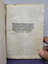 Load image into Gallery viewer, Sermones Dominicales per Totum Annum, 1492. With a Heavily Annotated Index, Rubricated Throughout