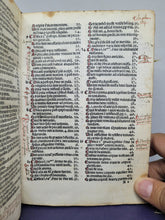 Load image into Gallery viewer, Sermones Dominicales per Totum Annum, 1492. With a Heavily Annotated Index, Rubricated Throughout