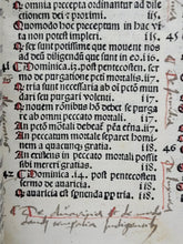 Load image into Gallery viewer, Sermones Dominicales per Totum Annum, 1492. With a Heavily Annotated Index, Rubricated Throughout