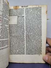 Load image into Gallery viewer, Sermones Dominicales per Totum Annum, 1492. With a Heavily Annotated Index, Rubricated Throughout