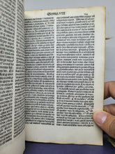 Load image into Gallery viewer, Sermones Dominicales per Totum Annum, 1492. With a Heavily Annotated Index, Rubricated Throughout