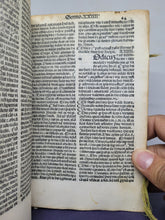 Load image into Gallery viewer, Sermones Dominicales per Totum Annum, 1492. With a Heavily Annotated Index, Rubricated Throughout