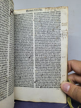Load image into Gallery viewer, Sermones Dominicales per Totum Annum, 1492. With a Heavily Annotated Index, Rubricated Throughout