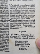 Load image into Gallery viewer, Sermones Dominicales per Totum Annum, 1492. With a Heavily Annotated Index, Rubricated Throughout