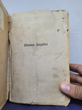 Load image into Gallery viewer, Summa Angelica de Casibus Conscientiae. With additions by Hieronymus Tornieli, 1495. Sparsely Annotated, With a Few Hand-drawn Manicules