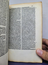 Load image into Gallery viewer, Summa Angelica de Casibus Conscientiae. With additions by Hieronymus Tornieli, 1495. Sparsely Annotated, With a Few Hand-drawn Manicules