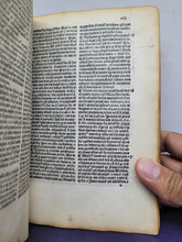 Load image into Gallery viewer, Summa Angelica de Casibus Conscientiae. With additions by Hieronymus Tornieli, 1495. Sparsely Annotated, With a Few Hand-drawn Manicules