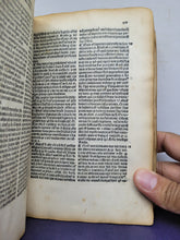 Load image into Gallery viewer, Summa Angelica de Casibus Conscientiae. With additions by Hieronymus Tornieli, 1495. Sparsely Annotated, With a Few Hand-drawn Manicules