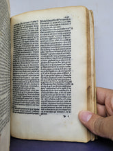 Load image into Gallery viewer, Summa Angelica de Casibus Conscientiae. With additions by Hieronymus Tornieli, 1495. Sparsely Annotated, With a Few Hand-drawn Manicules