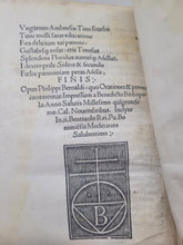 Load image into Gallery viewer, Orationes Multifarie a Philippo Beroaldo editae recogniteque cum appendicula aliarum quoque oratiuncularum, 1500. Extremely Scarce, With No Other Copies Recorded at Auction