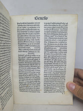 Load image into Gallery viewer, Mammotrectus super Bibliam, 1478. Nicely Rubricated, Early Biblical Dictionary, Second Venetian Edition