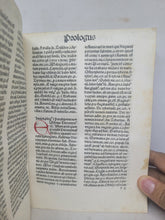 Load image into Gallery viewer, Mammotrectus super Bibliam, 1478. Nicely Rubricated, Early Biblical Dictionary, Second Venetian Edition