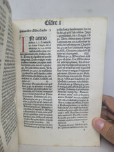Load image into Gallery viewer, Mammotrectus super Bibliam, 1478. Nicely Rubricated, Early Biblical Dictionary, Second Venetian Edition